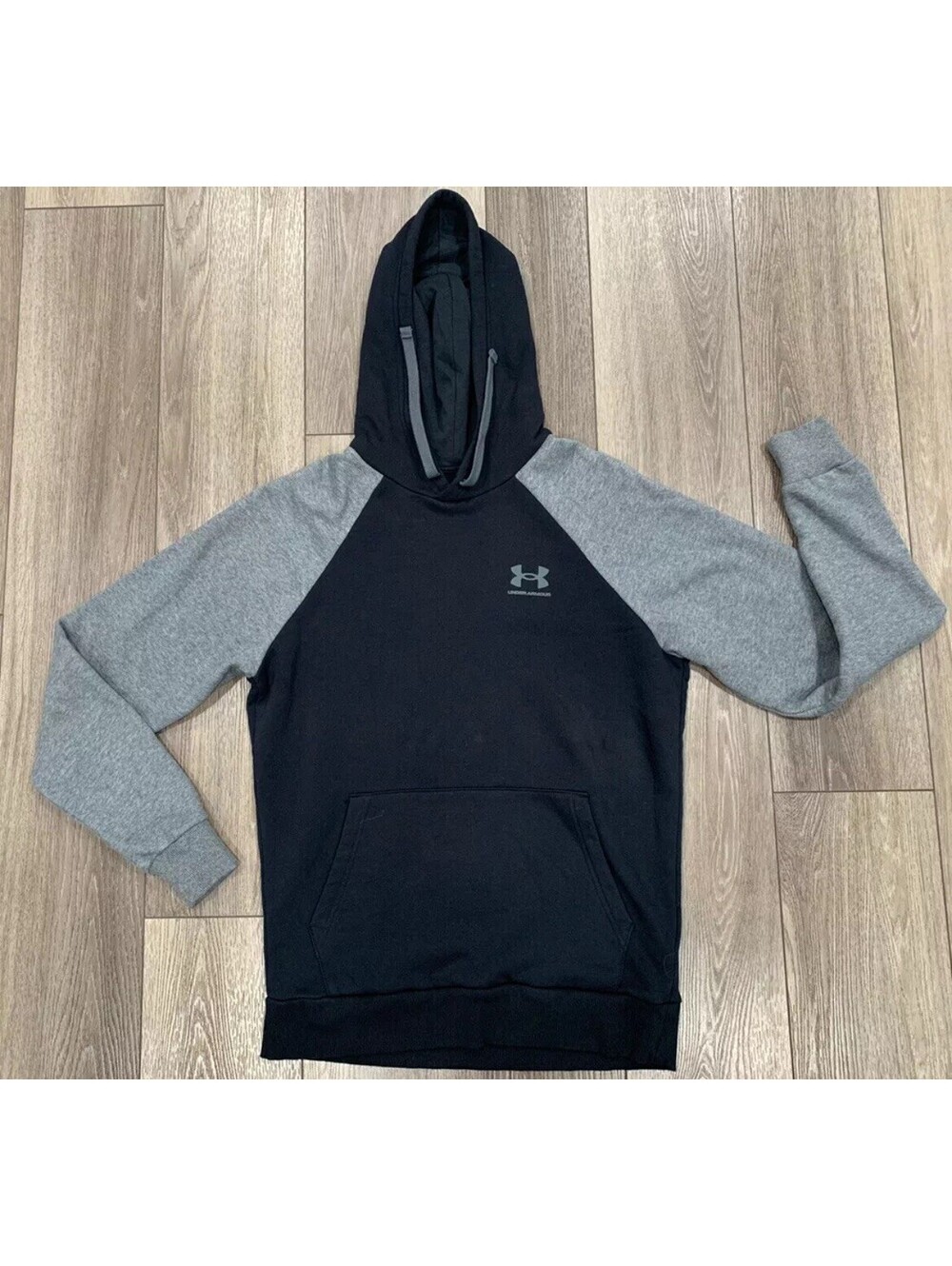 Under Armour Men's Hoodie - Black/Grey - Small